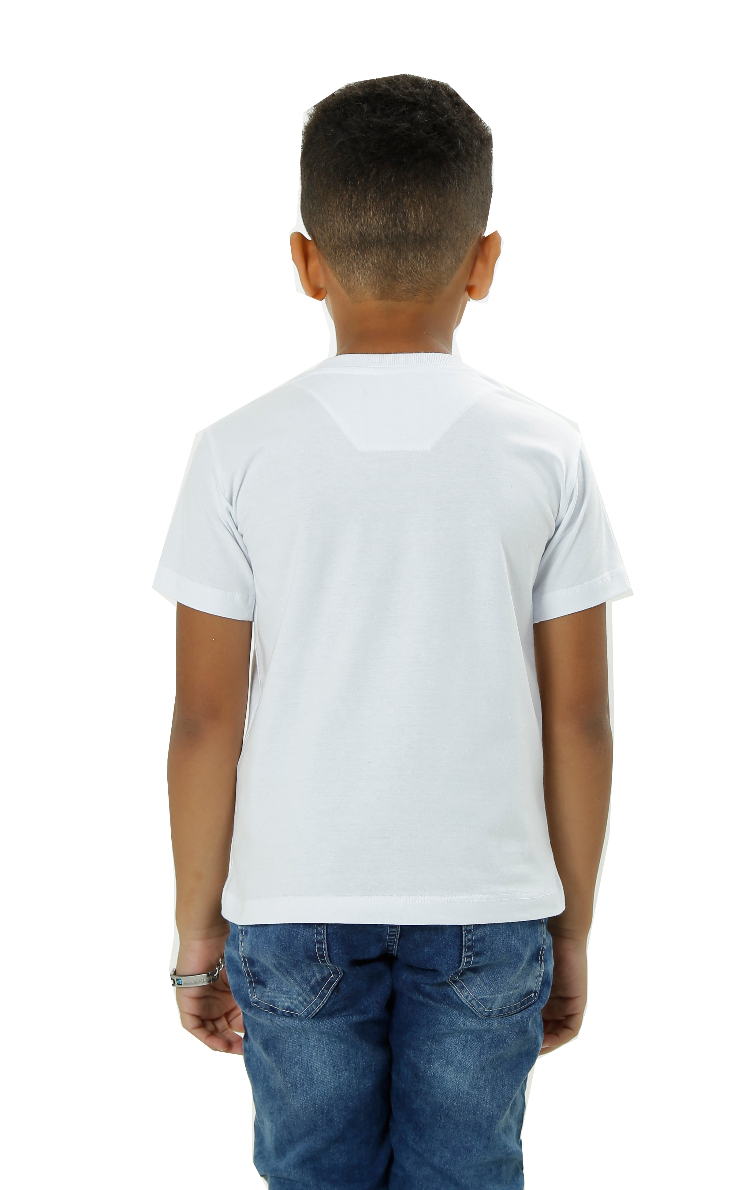 CAMISETA GOLA REDONDA BÁSICA INFANTIL