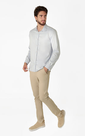 CAMISA MANGA LONGA SLIM FIT OXFORD MODAL BUTTON DOWN
