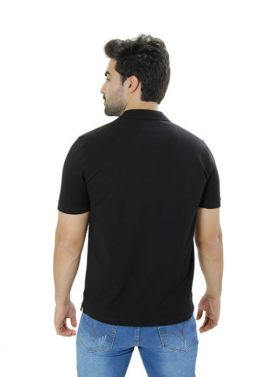 POLO PIQUET PIMA COM ELASTANO LISA
