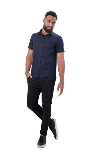 CAMISA MANGA CURTA SLIM FIT FLAMÊ