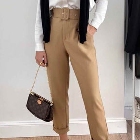 Calça Alfaiataria Com Cinto Modern Gisele