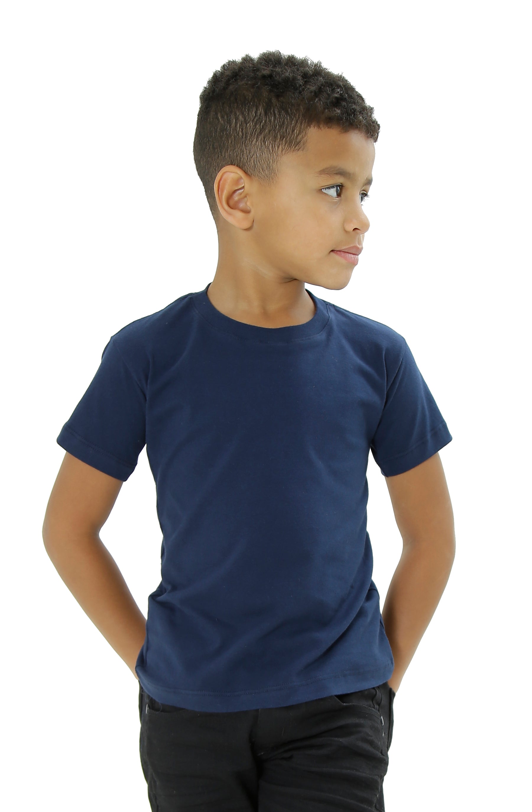 CAMISETA GOLA REDONDA BÁSICA INFANTIL