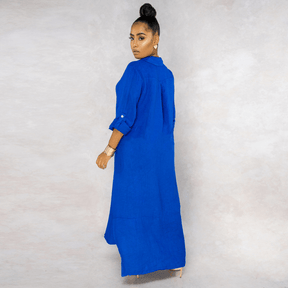 Vestido Longo de Linho Amour