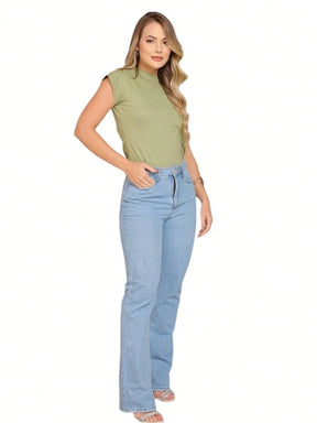 kit 3 T Shirt Muscle tee blusa gola alta feminina manga curta camiseta básica lisa preta branca nude