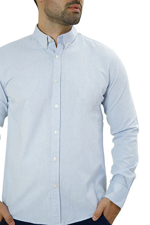 CAMISA MANGA LONGA SLIM FIT OXFORD BUTTON DOWN