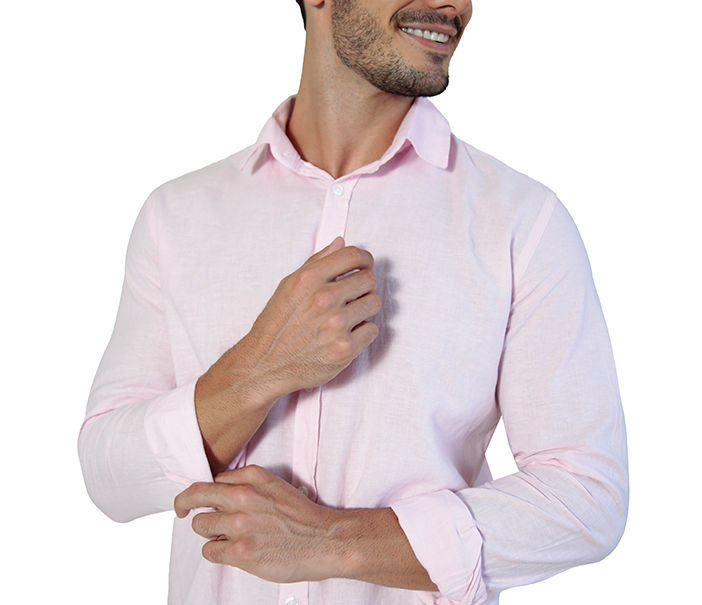 CAMISA MANGA LONGA LINHO SLIM FIT