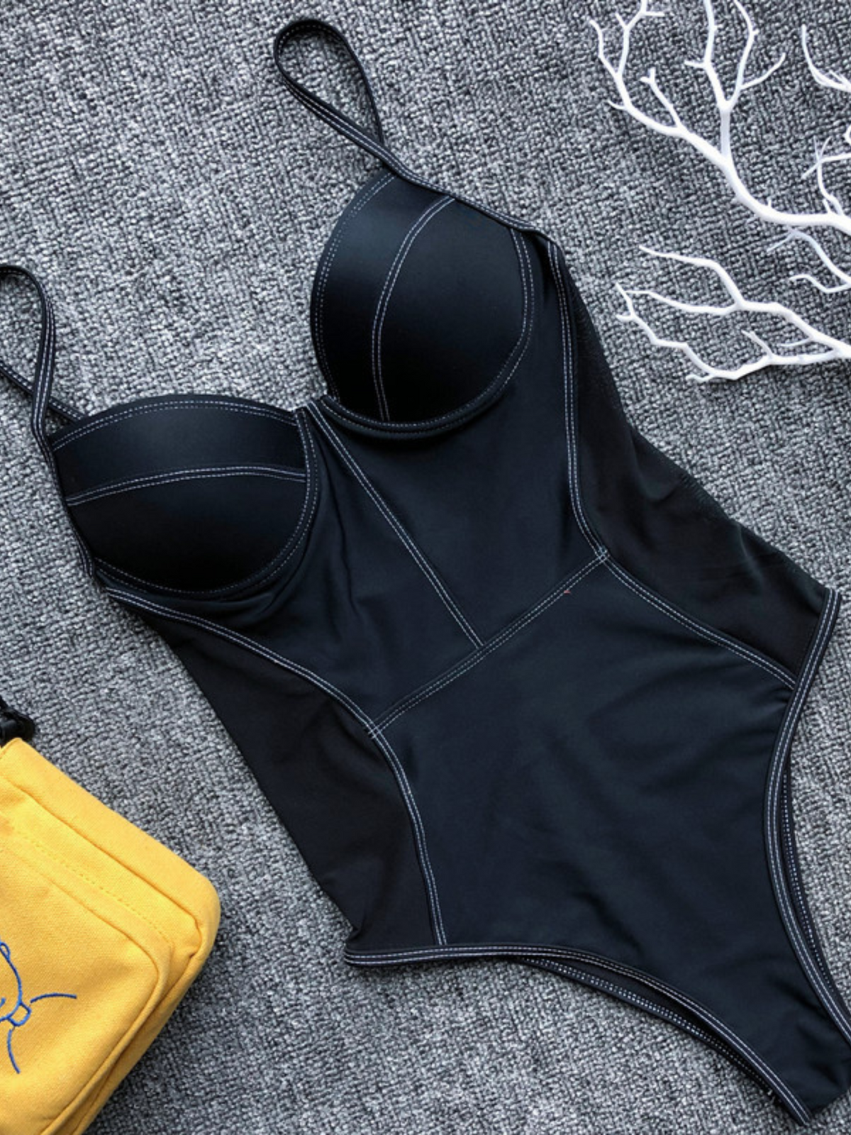 Maiô Com Abertura Nas Costas Modern Push - SUNSHINE