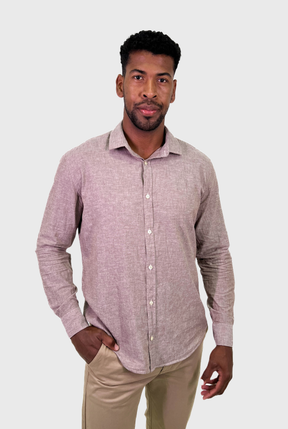 CAMISA MANGA LONGA LINHO SLIM FIT