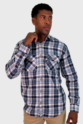 CAMISA XADREZ FLANELA OVERSHIRT MANGA LONGA