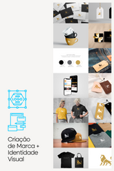 COMBO CRIAÇÃO DE MARCA + IDENTIDADE VISUAL COMPLETA