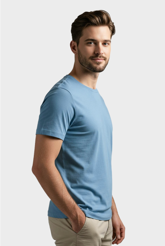 CAMISETA BÁSICA GOLA REDONDA - CONTÍNUA