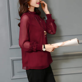 Blusa de Chiffon Canberra