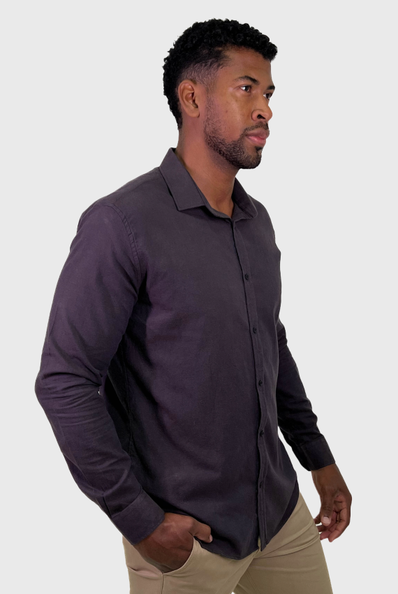 CAMISA FLANELA MANGA LONGA SLIM FIT