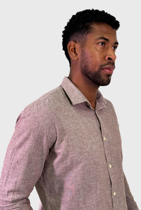 CAMISA MANGA LONGA LINHO SLIM FIT