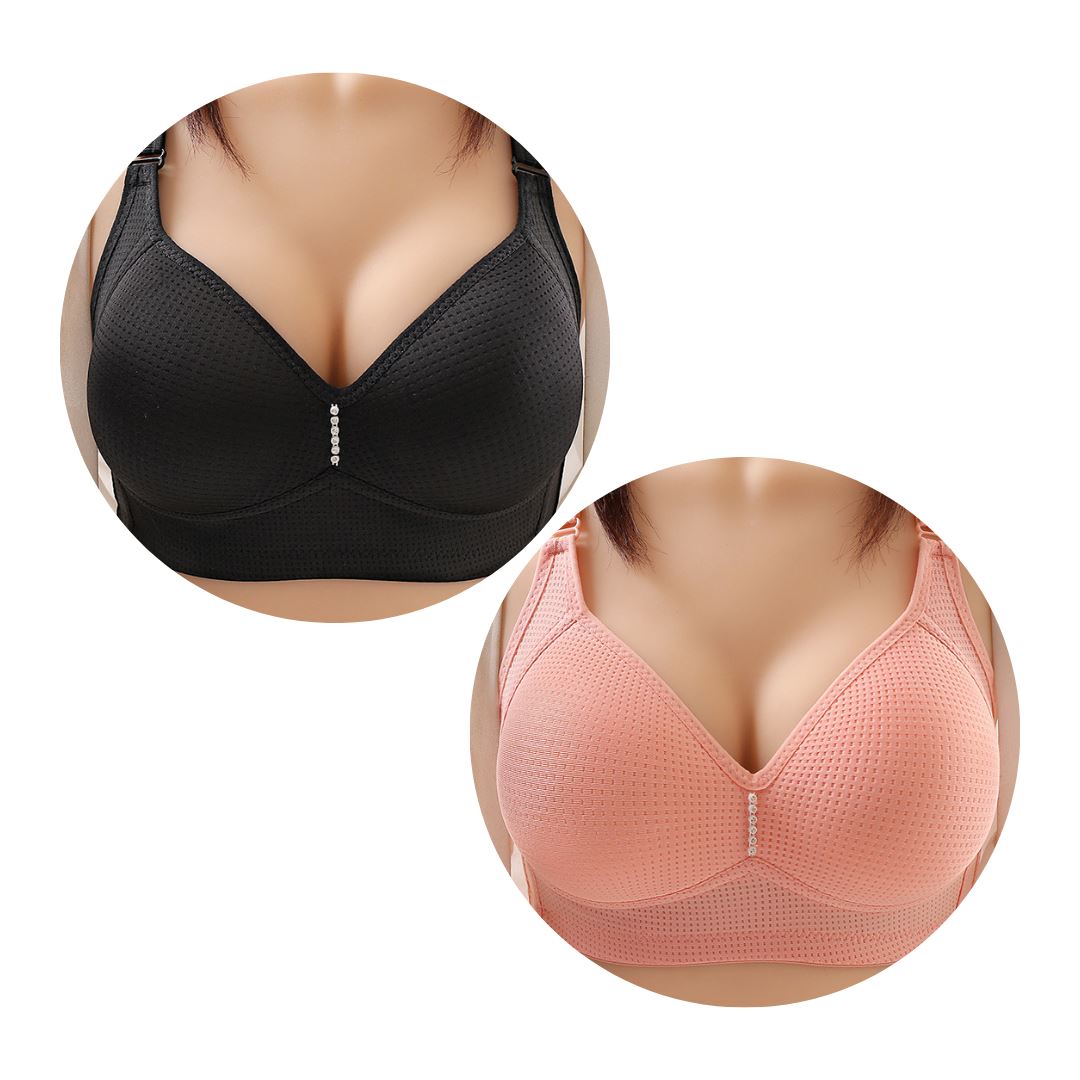 Kit 2 Sutiãs de Ultra Sustentação Aurora