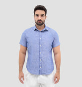 CAMISA MANGA CURTA SLIM FIT LINHO