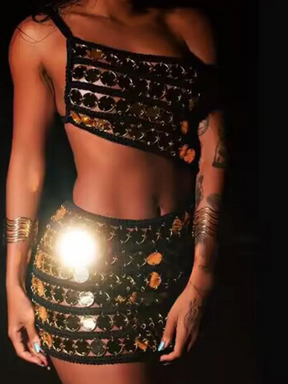 Conjunto Cropped e Saia Luxo Modern Soho - OASIS