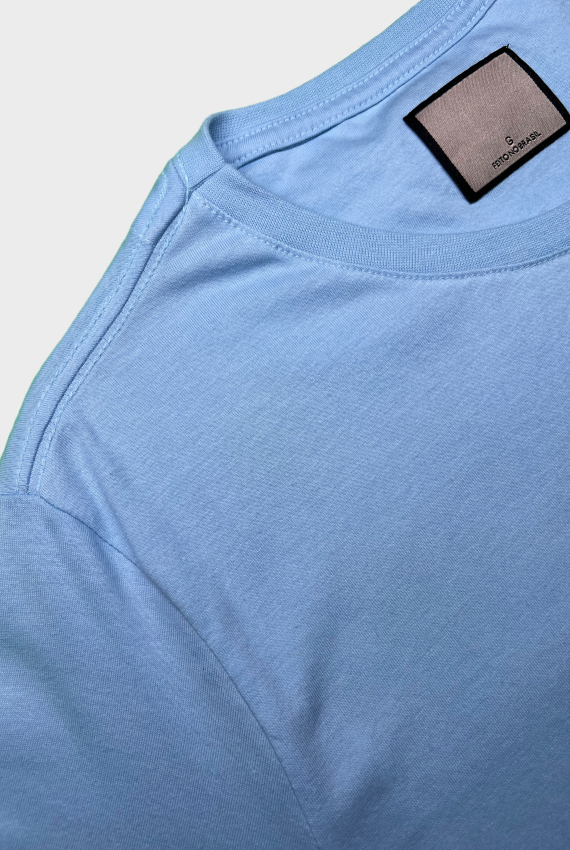 CAMISETA BÁSICA GOLA REDONDA - CONTÍNUA