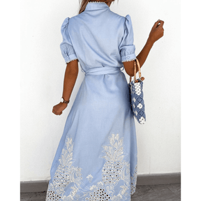 Vestido Longo Bordado Tasmin