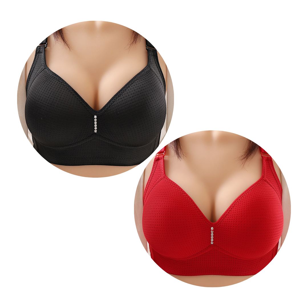 Kit 2 Sutiãs de Ultra Sustentação Aurora