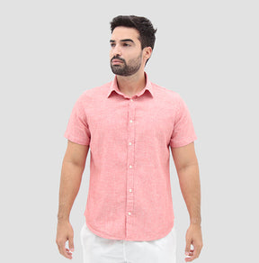 CAMISA MANGA CURTA SLIM FIT LINHO