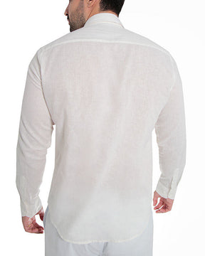 CAMISA MANGA LONGA LINHO SLIM FIT