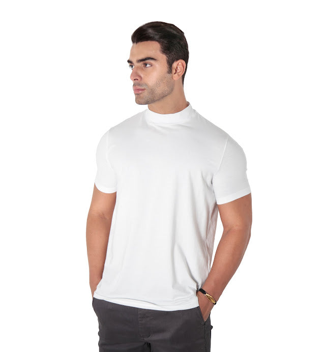CAMISETA PREMIUM ALGODÃO EGÍPCIO GOLA ALTA