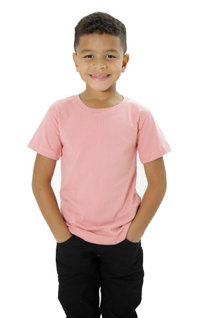 CAMISETA GOLA REDONDA BÁSICA INFANTIL