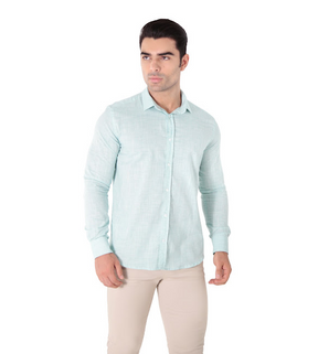 CAMISA SOCIAL MANGA LONGA SLIM FIT FLAMÊ