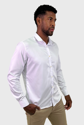 CAMISA MANGA LONGA SLIM FIT OXFORD MODAL BUTTON DOWN