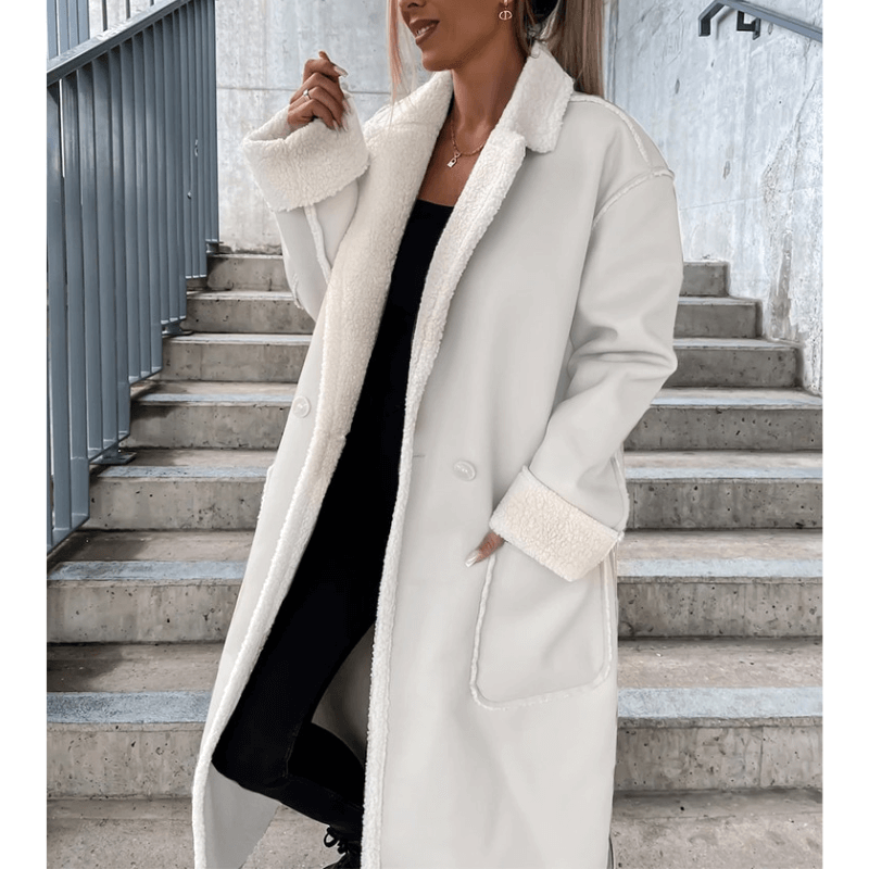 Casaco Feminino Longo Forrado Geneviéve