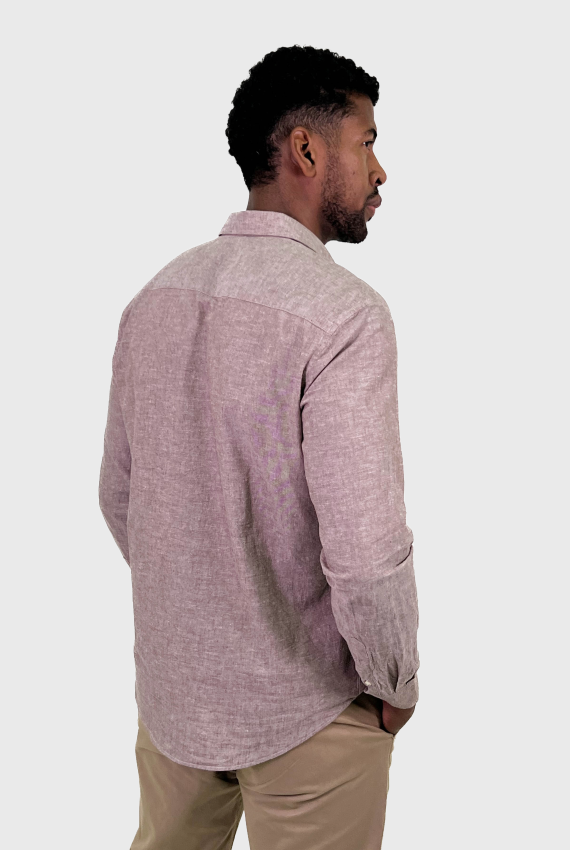 CAMISA MANGA LONGA LINHO SLIM FIT