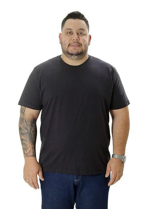 CAMISETA BÁSICA GOLA REDONDA LISA PLUS