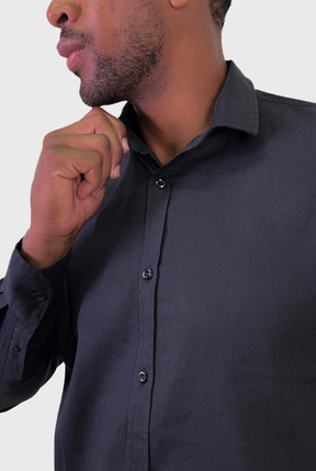 CAMISA MANGA LONGA LINHO SLIM FIT
