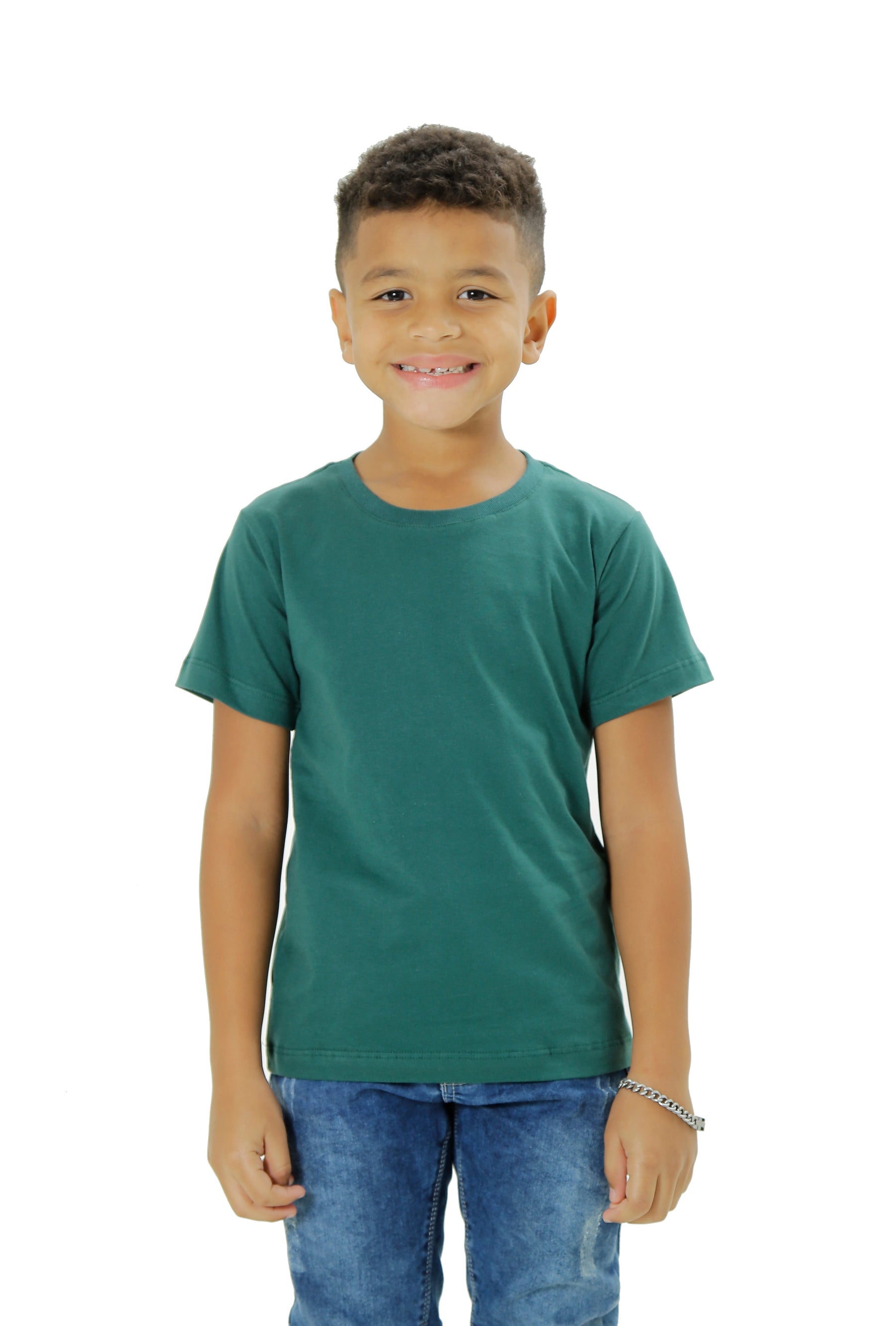 CAMISETA GOLA REDONDA BÁSICA INFANTIL