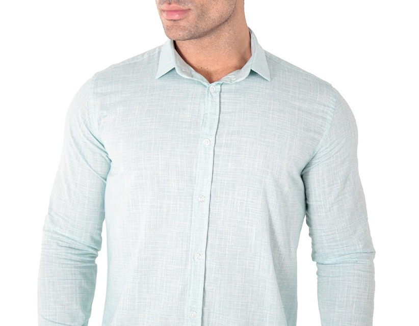 CAMISA SOCIAL MANGA LONGA SLIM FIT FLAMÊ