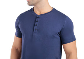 CAMISETA HENLEY EGÍPCIO GOLA PADRE