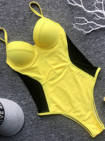 Maiô Com Abertura Nas Costas Modern Push - SUNSHINE