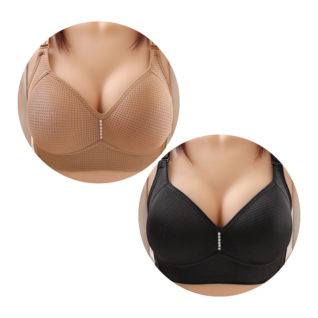 Kit 2 Sutiãs de Ultra Sustentação Aurora