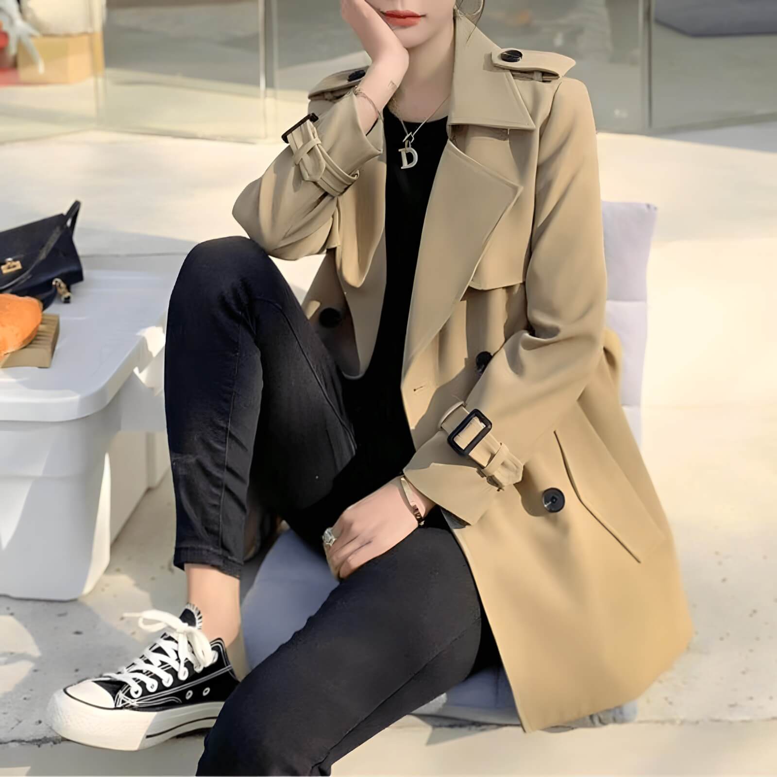 Casaco Feminino Trench Ophélia