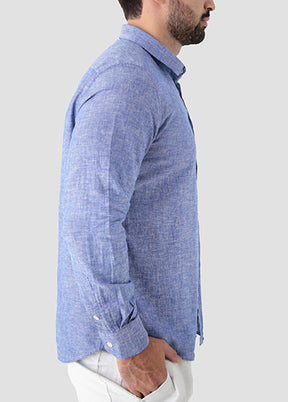 CAMISA MANGA LONGA LINHO SLIM FIT