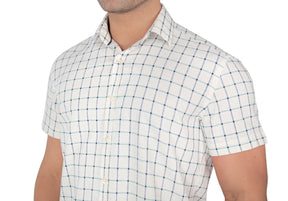 CAMISA MANGA CURTA SLIM FIT LINHO