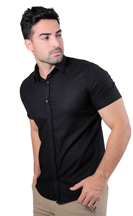 CAMISA MANGA CURTA SLIM FIT FLAMÊ