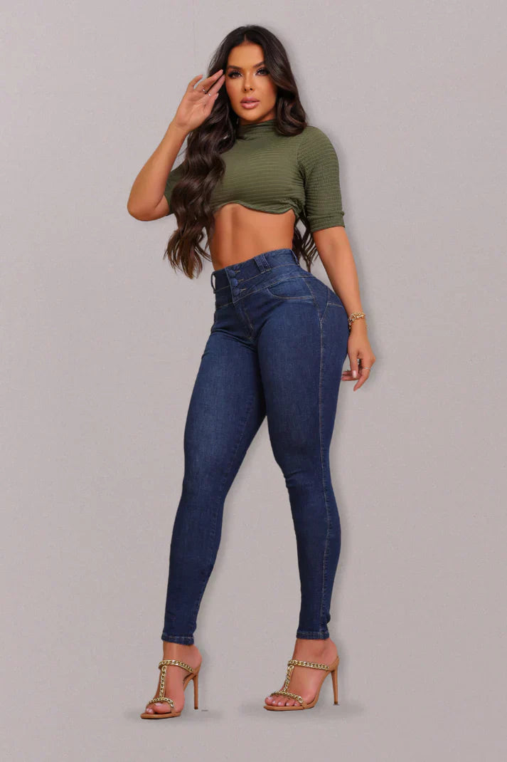 Calça Jeans Modeladora Fatal Mega Bumbum - 7577