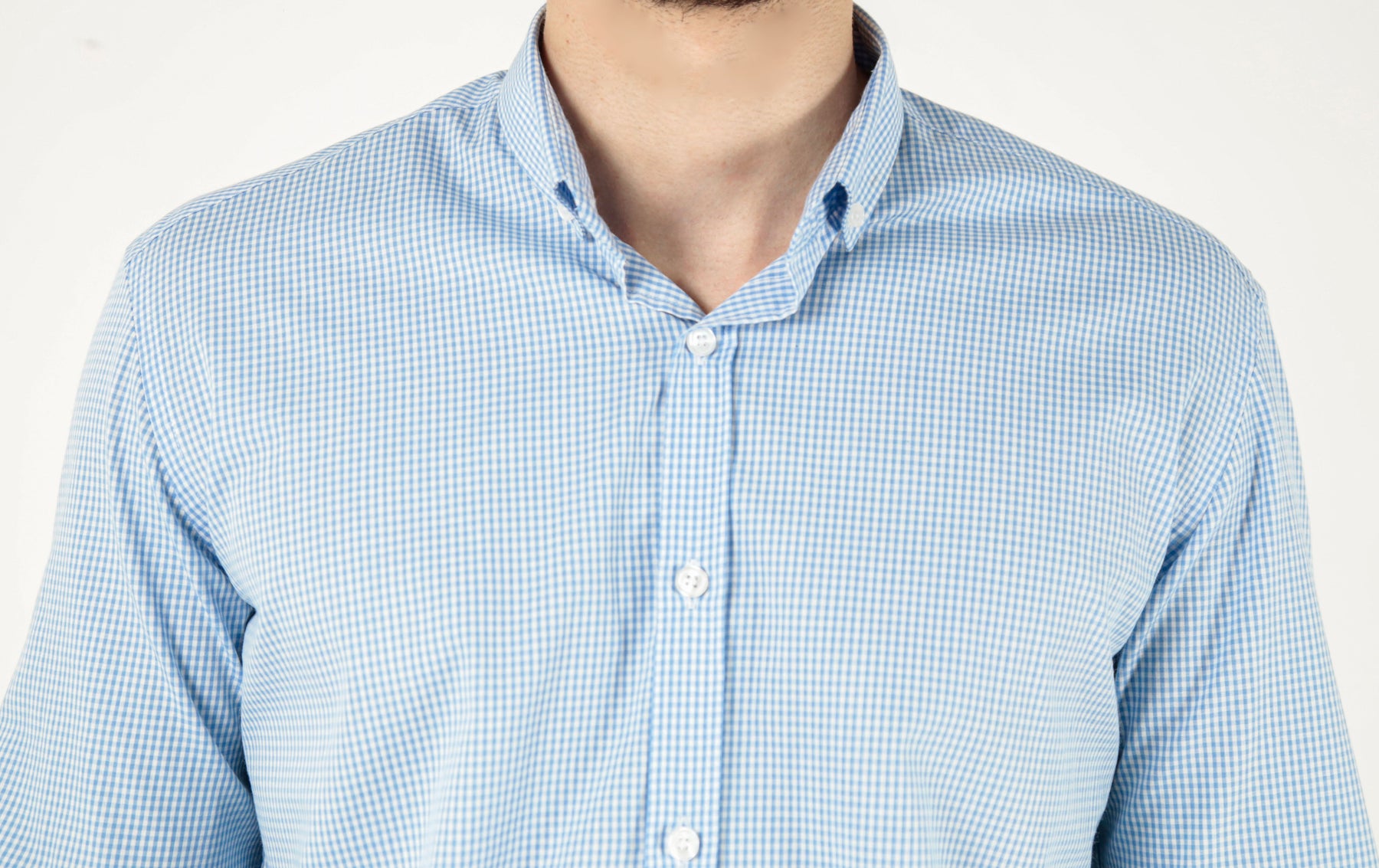 CAMISA MANGA LONGA SLIM FIT BUTTON DOWN XADREZ