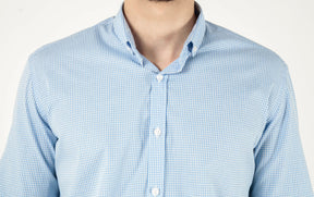 CAMISA MANGA LONGA SLIM FIT BUTTON DOWN XADREZ