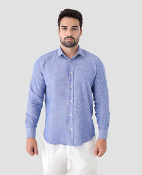 CAMISA MANGA LONGA LINHO SLIM FIT