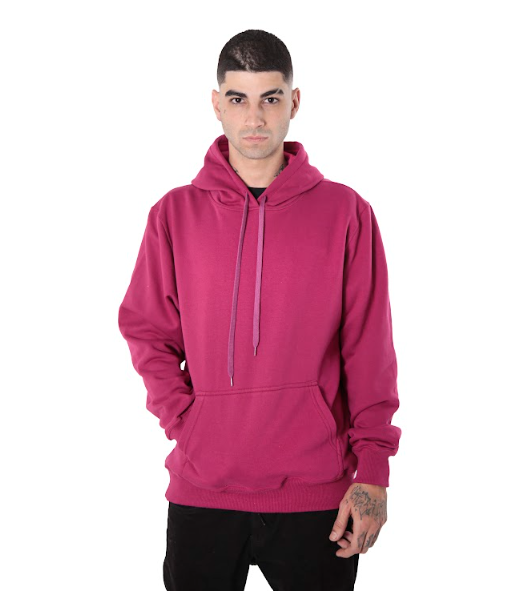MOLETOM HODDIE CANGURU LISO FELPADO 2 CABOS
