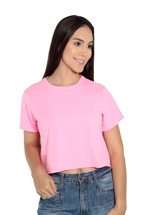 CROPPED STONED COLOR