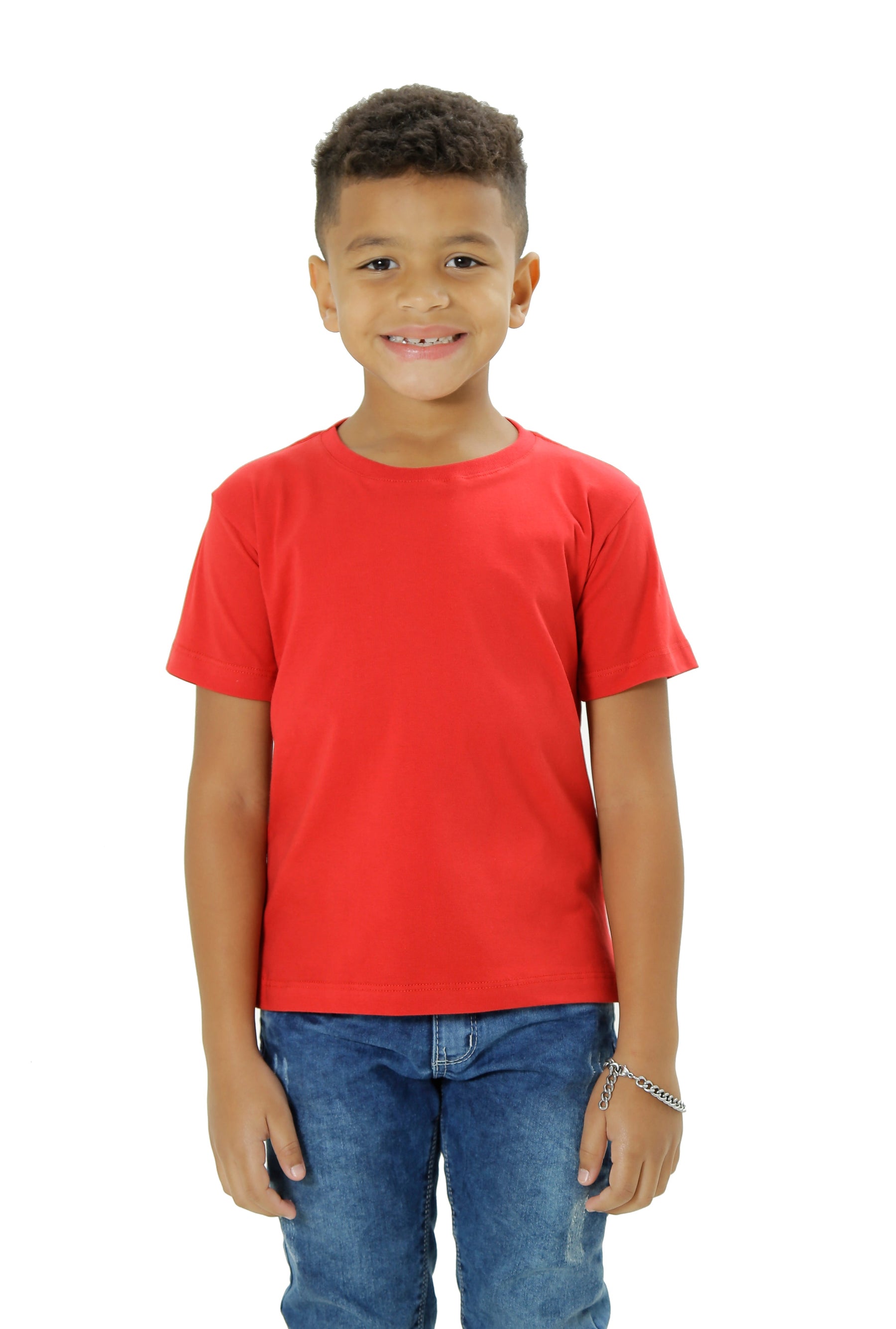 CAMISETA GOLA REDONDA BÁSICA INFANTIL